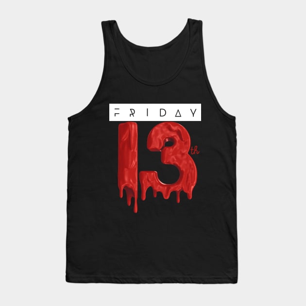 Friday the 13th Tank Top by GutterMouth